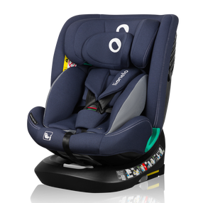 Automobilinė kėdutė Lionelo Bastiaan One I-Size, tamsiai mėlyna sp., 40 - 150 cm