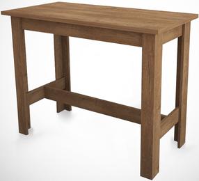 Baro stalas Kalune Design Barra, ąžuolo sp., 120 cm x 60 cm x 93 cm