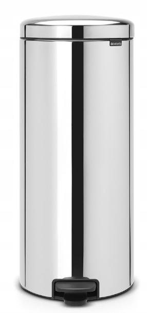 Šiukšliadėžė Brabantia NewIcon Brilliant Steel 114762, sidabro sp., 30 l, 67.9 cm x 29.3 cm