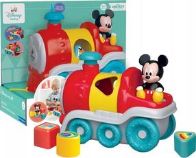 Formu škirotājs, vilciens Clementoni Mickey, daudzkrāsaina