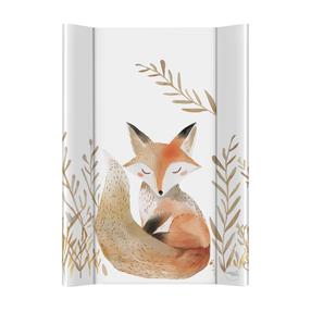 Pārtinamā virsma Ceba Baby Soft Fox, 70 cm x 50 cm, balta krās./oranža krās.