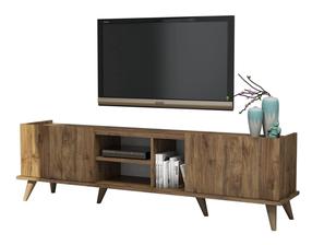 TV galds Kalune Design Elegante 1310, valriekstu krās., 180 cm x 34 cm x 52 cm