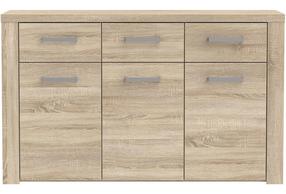 Комод Forte PRTK234-D30, коричневый цв., 83 см x 136 см x 41 см