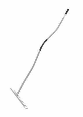 Grābeklis universāls AWTools AW00090, ar kātu, 1500 mm, sudraba krās./melna krās.
