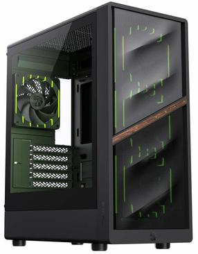 Arvuti korpus Gamemax AERIS 330 M, must v.