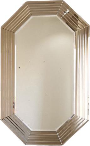 Veidrodis Kalune Design A312Y, kabinamas, 100 cm x 60 cm, bronzos sp.