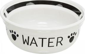Bļoda dzīvniekam Trixie Water, 1.6 l, 20 cm x 20 cm, balta krās.