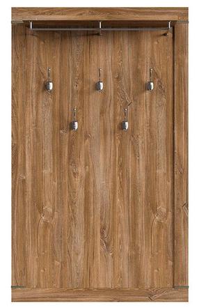 Drabužių kabykla Gent M244-PAN/16/10, 168 cm, ąžuolo