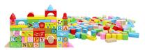 Medinės kaladėlės Digital Blocks Preschool, 200 vnt.