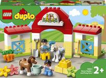 Konstruktorius LEGO Duplo Arklidės ir ponių priežiūra 10951, 65 vnt.