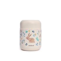 Termosas maistui Miniland Thermy Mini Rabbit, 280 ml, 0 mėn., 9.3 cm, nerūdijantysis plienas, smėlio sp.