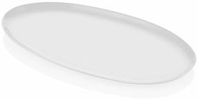 Serviravimo lėkštė Hermia CTT0024, 22 cm x 43 cm x 1 cm, balta sp., porcelianas