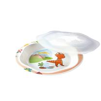 Lėkštutė Tescoma Dino, 6+ mėn., 22 cm, plastikas, balta sp./įvairių spalvų