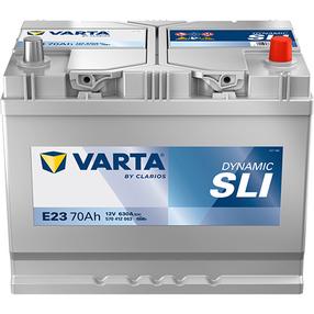 Аккумулятор Varta SLI E23, 12 В, 70 Ач, 630 а