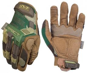 Рабочие перчатки Mechanix Wear M-Pact Woodland Camo, для взрослых, коричневый цв./зеленый цв., XL