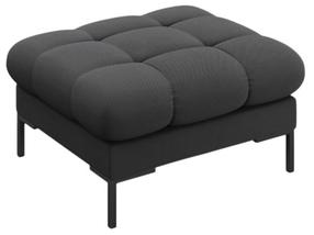 Pufas Cosmopolitan Design Bali Neve 97, tamsiai pilka sp., 60 cm x 60 cm x 41 cm