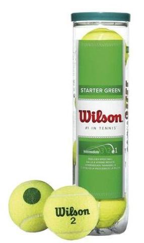 Teniso kamuoliukų rinkinys Wilson WRT137400E, žalia sp., 4 vnt.