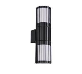 Āra sienas lampa Trio, 25W, E27, IP54, melna krās., 8.5 cm x 30 cm