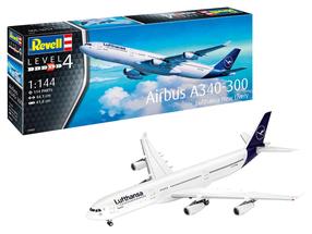 Konstruktor, lennuk Revell Lufthansa Airbus A340-300, 114 tk, valge v.