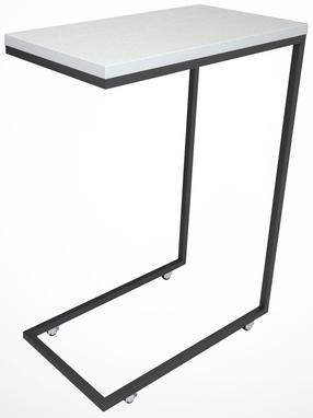 Kohvilaud Kalune Design Callen, valge v./must v., 26 cm x 46 cm x 62 cm