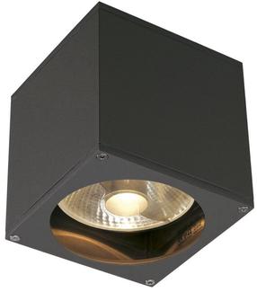 Sieninis lauko šviestuvas SLV Big Theo, 75W, GU10, IP44, antracito sp., 13 cm x 13.5 cm