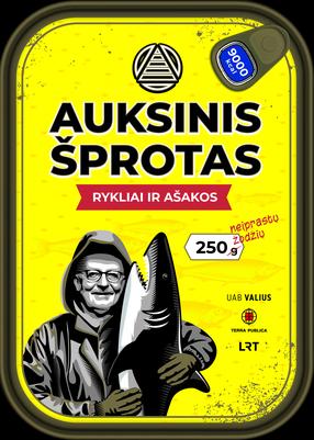 Настольная игра для взрослых Auksinis šprotas Rykliai ir ašakos, LT