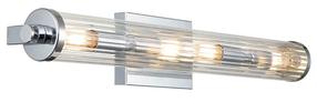 Lampa sienas Elstead Lighting Azores, E14, 4 x 40 W, caurspīdīga krās. / hroma krās.