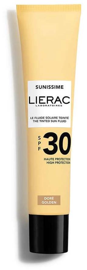 Līdzeklis iedeguma kopšanai sejai Lierac Sunissime Tinted Sunscreen Fluid SPF30, 40 ml