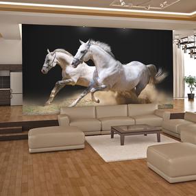 Fototapetas Artgeist Galloping Horses On The Sand XXLFTNT1017SAM, 231 cm x 294 cm