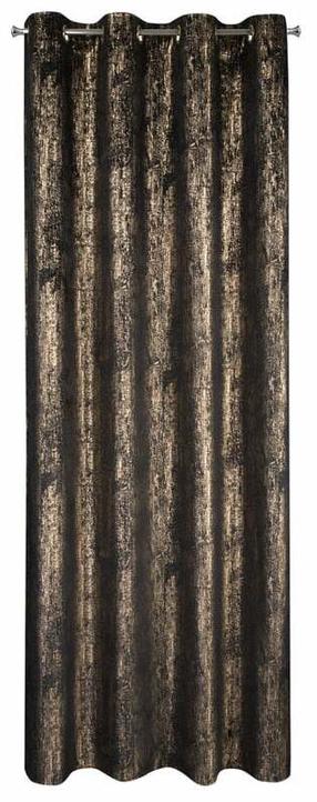Nakts aizkari Dara ZKOO-02, zelta krās./melna krās., 140 cm x 250 cm