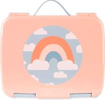 Dėžutė maistui Skip Hop Spark Style Bento Rainbow, 3 m., plastikas, rožinė sp./žydra sp.