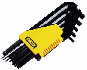 Набор шестигранных ключей Stanley 0-69-257, шестигранная, 12 шт.