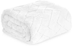 Pledas Design 91 Flano K167-05, balta sp., 170 cm x 210 cm