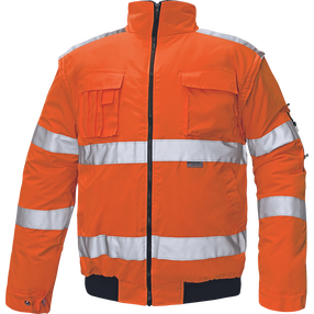 Darbinis švarkas vyrams Cerva Clovelly, oranžinė sp., 5XL dydis