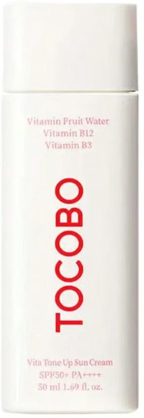 Päevituse hoolduskreem tooted näole Tocobo Vita Tone Up SPF50, 50 ml