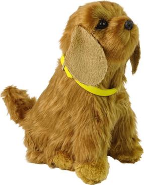 Игрушечное животное Lean Toys Dog Cocker Spaniel 12700, 19 см, коричневый цв.