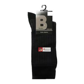 Vīriešu zeķes Bisoks Classic 12261, melna krās., 43-46