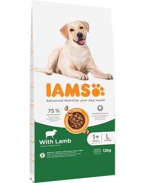 Sausas šunų maistas IAMS Vitality Adult Large, ėriena, 12 kg
