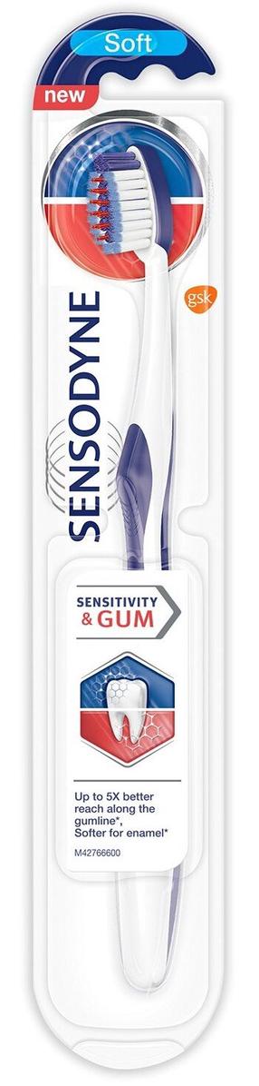 Dantų šepetėlis Sensodyne Sensitivity & Gum, balta sp.