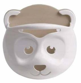 Vonios žaislų laikiklis Maltex Panda, balta sp./smėlio sp.