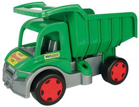 Mängu kallur Wader Gigant Farmer Dump Truck 65015, roheline v.