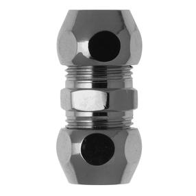 Topeltühendus Benkiser, 3/8 tolli - väliskeere/10 mm - pingutatav, messing