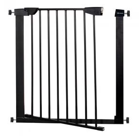 Ворота безопасности Springos SG0002, 75 - 82 см x 74 см, черный цв.