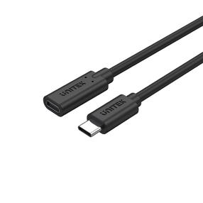 Кабель Unitek Extension Cable USB-C C14086BK, 0.5 м, черный цв.