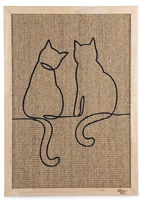 Kačių draskyklė Designed by Lotte Poezels, 70 cm x 50 cm x 2 cm