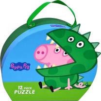 Dėlionė Barbo Toys Peppa Pig George, 20 cm, įvairių spalvų, 12 vnt.