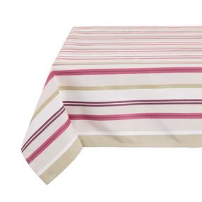 Staltiesė kvadratinė Patio Stripes, raudona sp./violetinė sp./rusva sp., 90 x 90 cm
