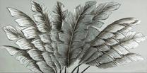 Aliejinių dažų piešinys Leaves 123, 120 cm x 60 cm