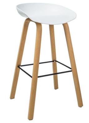 Baro kėdė Sting, ąžuolo, 43 cm x 36 cm x 85 cm