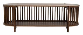 TV galds Homla Vox, brūna krās., 40 cm x 120 cm x 40 cm